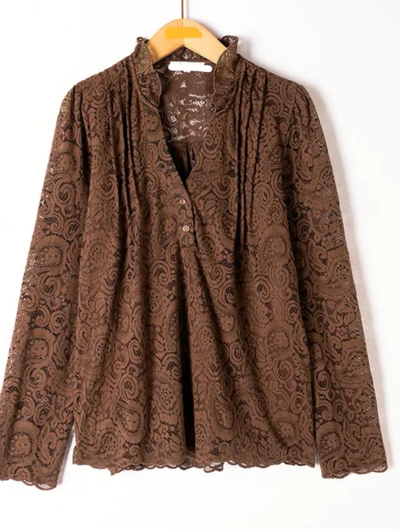 Ellie Brown Lace Blouse