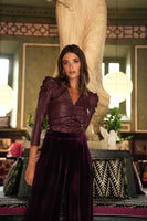 Corrina Burgundy Top
