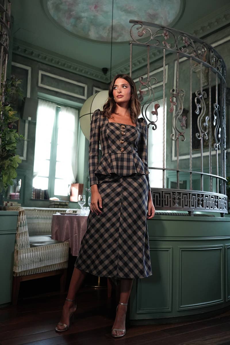 Tina Top and Skirt Set