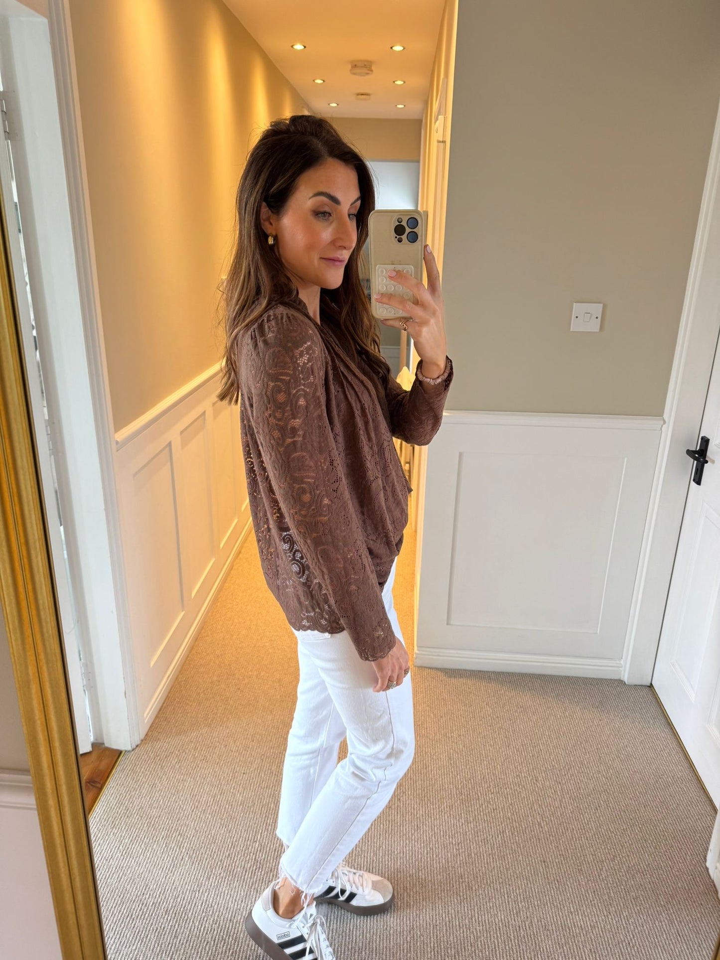 Ellie Brown Lace Blouse