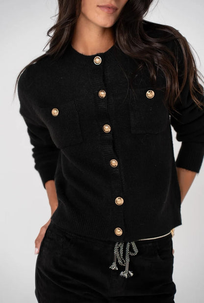 Gold Button Cardigan