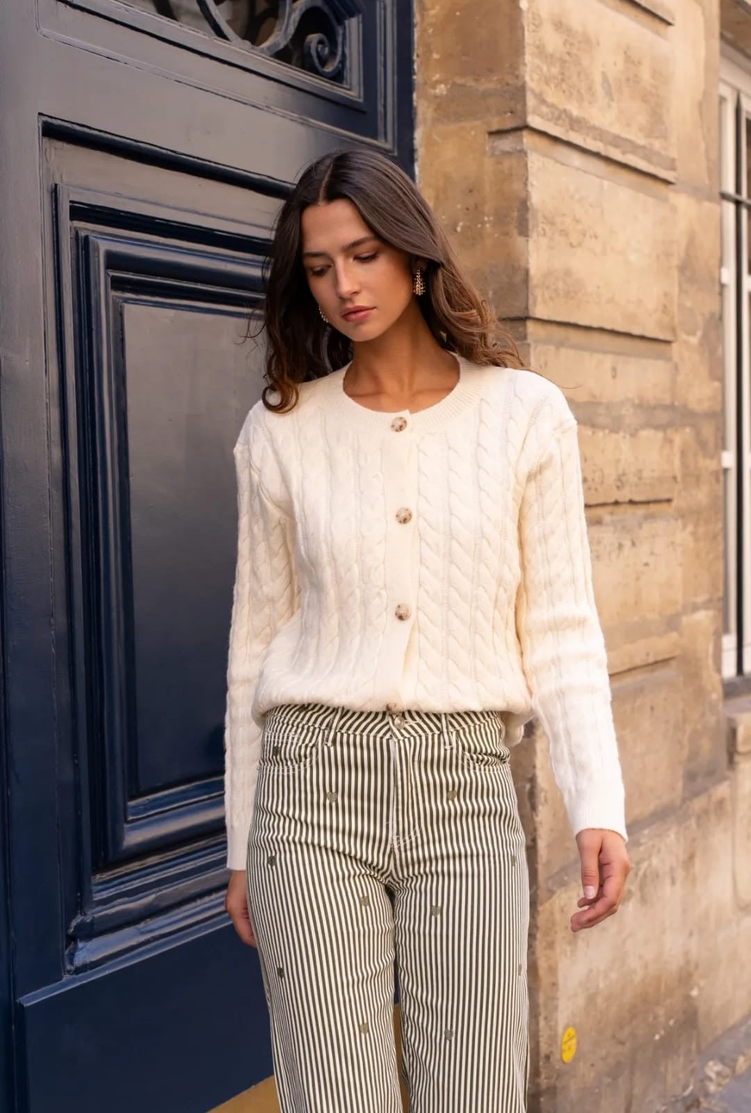 Classic Cream Cardigan