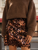 Chocolate Sequin Mini