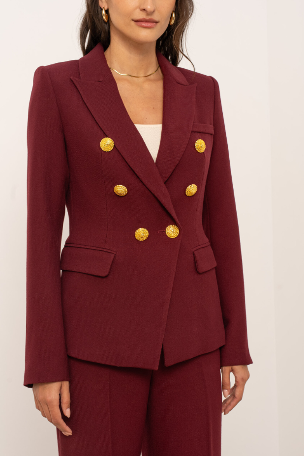 Aveline Burgundy Suit