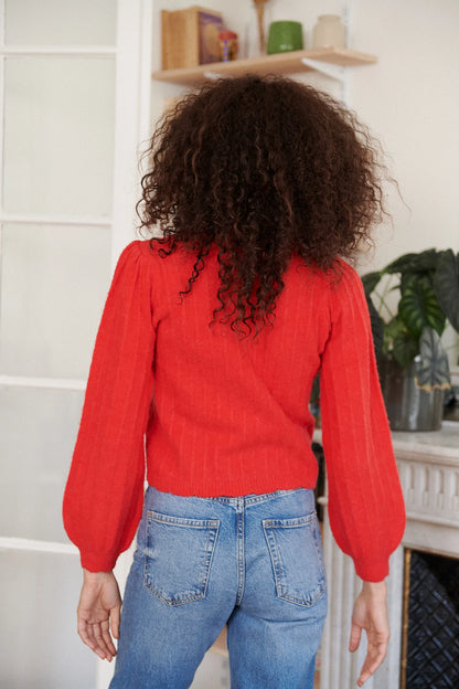 Red Gabriella Sweater