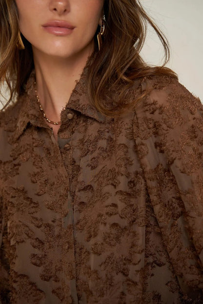Josette Brown Blouse