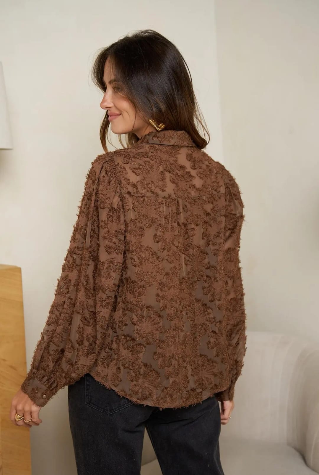 Josette Brown Blouse
