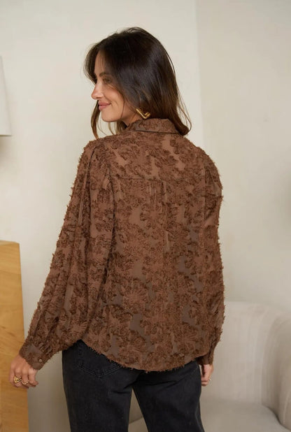 Josette Brown Blouse