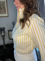 Lola Stripped Yellow Blouse