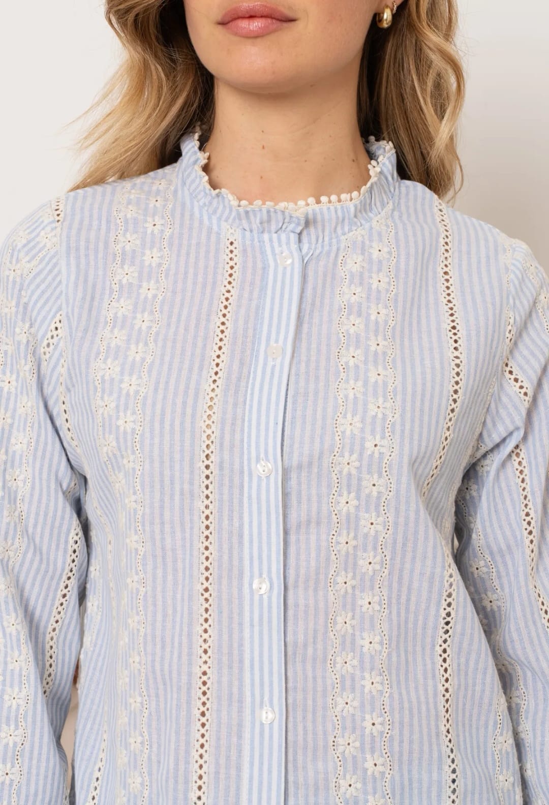 Blue Freya Blouse