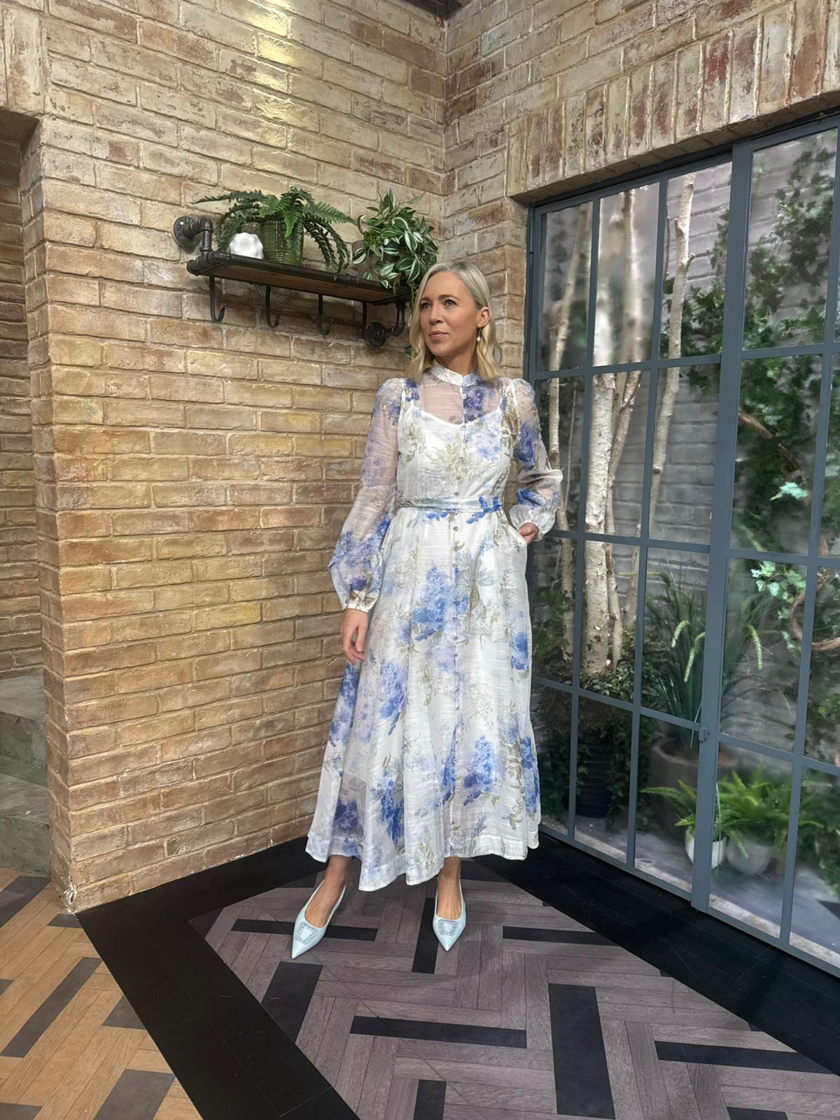 Daphne Hydrengea Dress