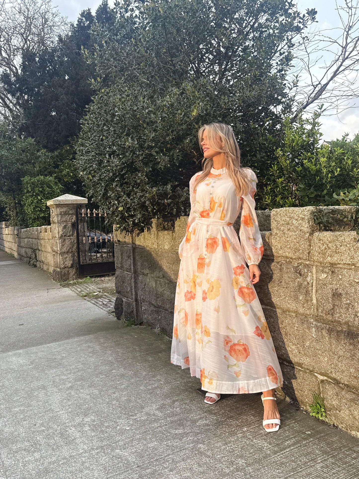 Daphne Dress Orange