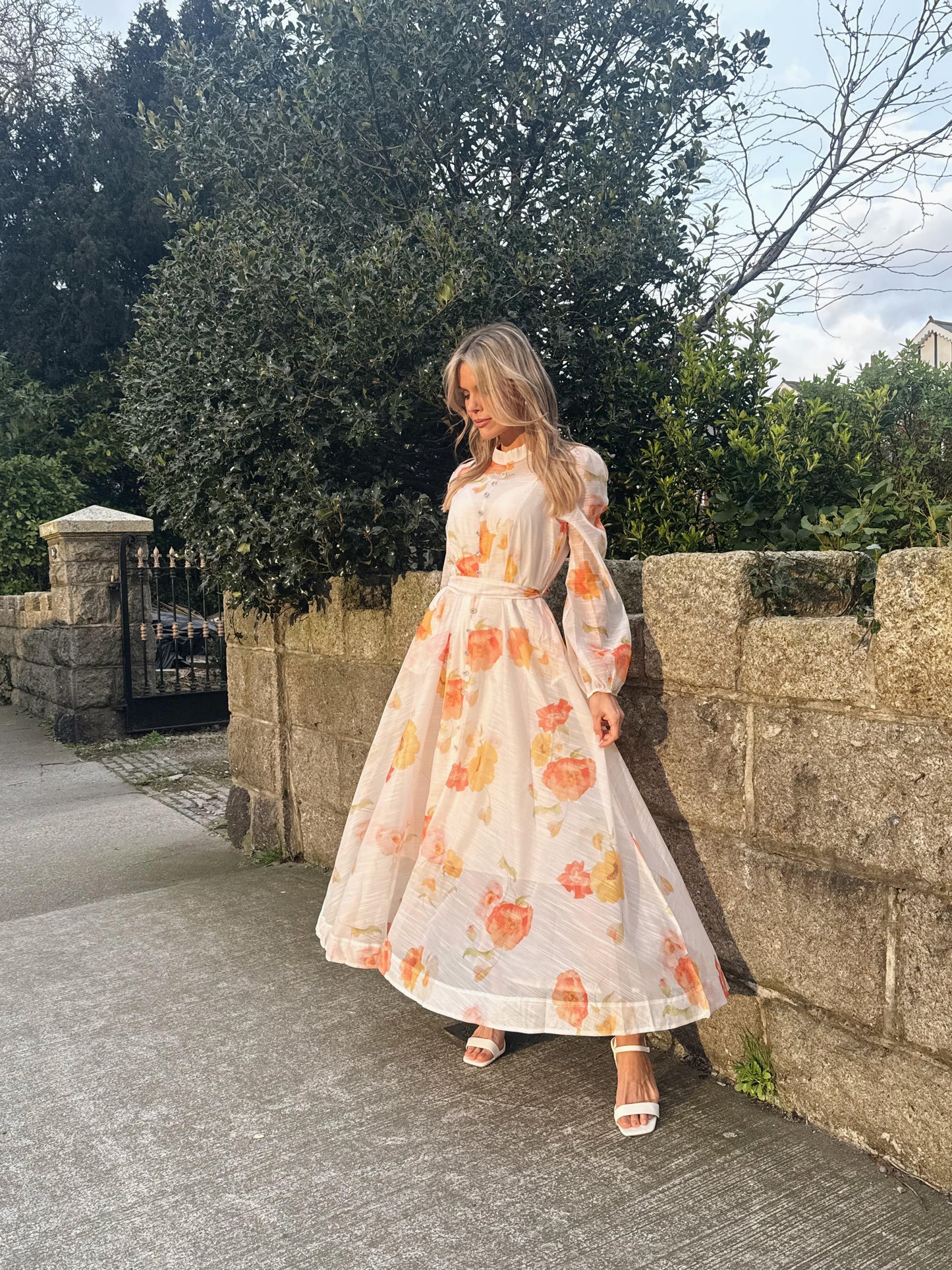 Daphne Dress Orange