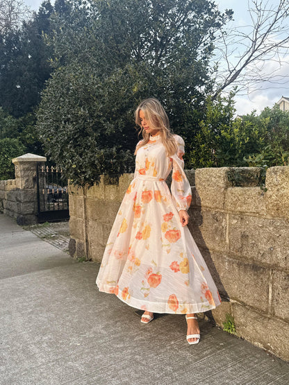 Daphne Dress Orange