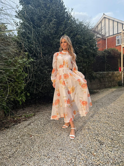 Daphne Dress Orange