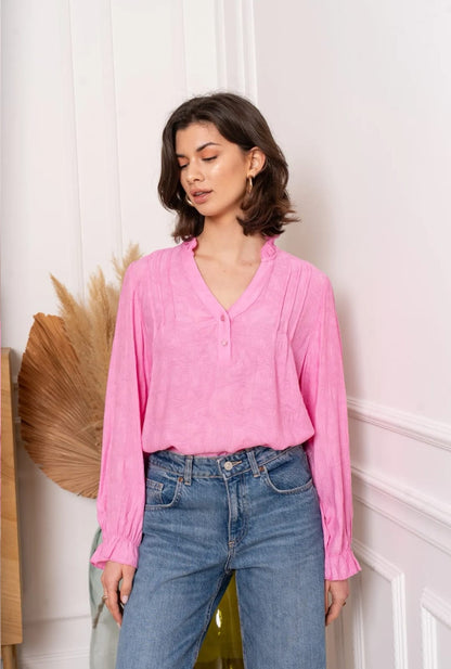 Fuchsia Pink Top