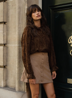 Josette Brown Blouse