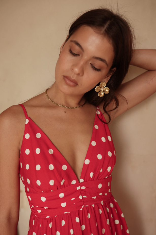 Red Polka Dot Dress