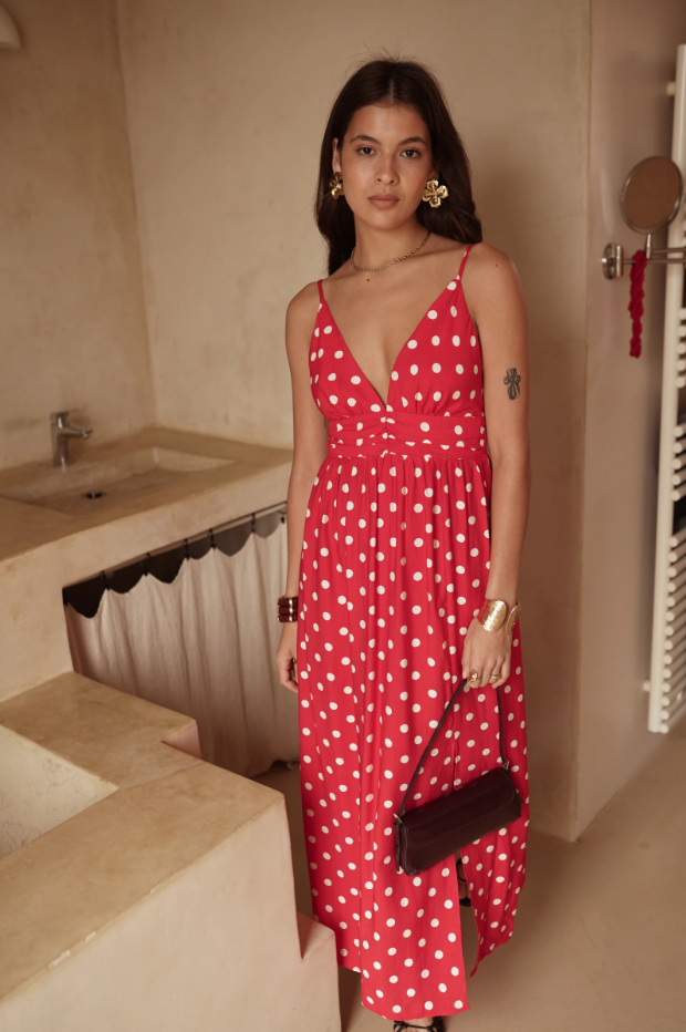 Red Polka Dot Dress