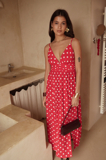 Red Polka Dot Dress