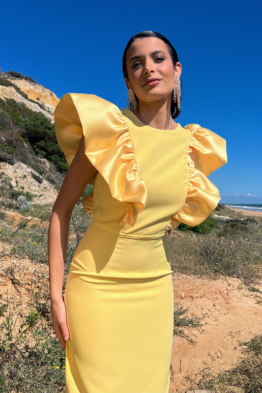 modern dinner dress summer dinner dress Formal wedding guest outfit