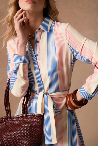 The Spring Pastel Stripe Dress