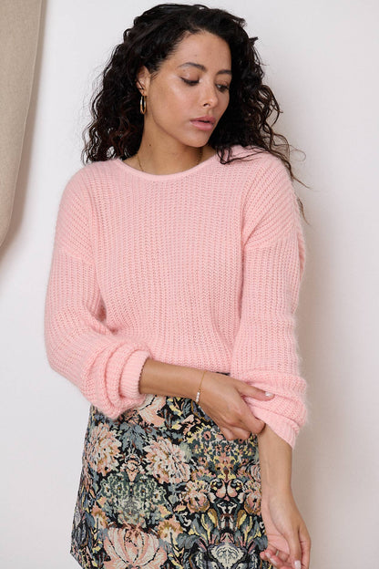 Anna Back Twist Sweater