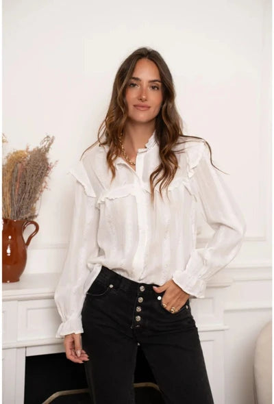 Alison White Blouse