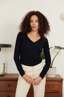 Navy Emile Top